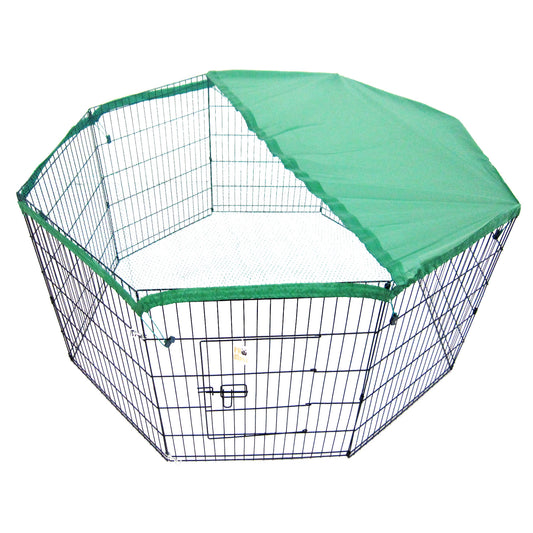 Net Cover Green for Pet Playpen Dog Cage 42in
