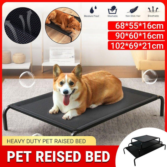 Heavy Duty Pet Raised Bed Elevated Trampoline Hammock Cat Dog Raised Deluxe - Replacement Mesh-L