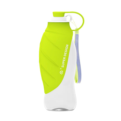 Pet Water Bottle 580ml Portable Outdoor Dog Cat Drinking Cup Travel Feeder
