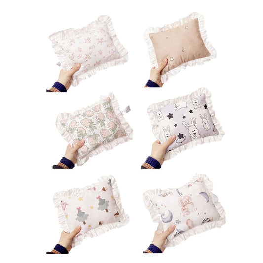 Lace Cat Pillow Soft Pet Cushion for Sleeping Comfortable Kitty Bed Cushion - White Strawberry