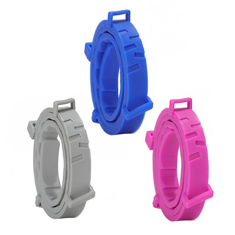 Short Adjustable Pet Anti Flea Tick Neck Collar For Dog Cat Kitten 8 Months Protect - Blue