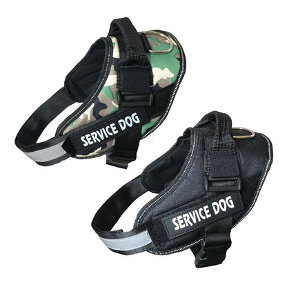 Adjustable Dog Vest Harness for Small Medium Dogs Comfortable No Pull Design - Black-XL