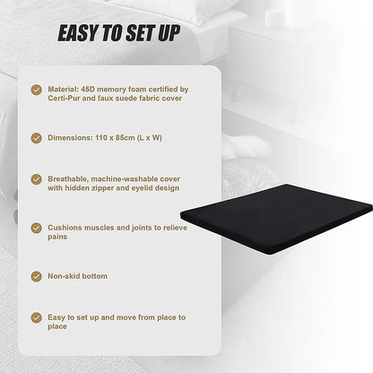 110CM XL Pet Bed Mattress Dog Cat Memory Foam Pad Mat Cushion