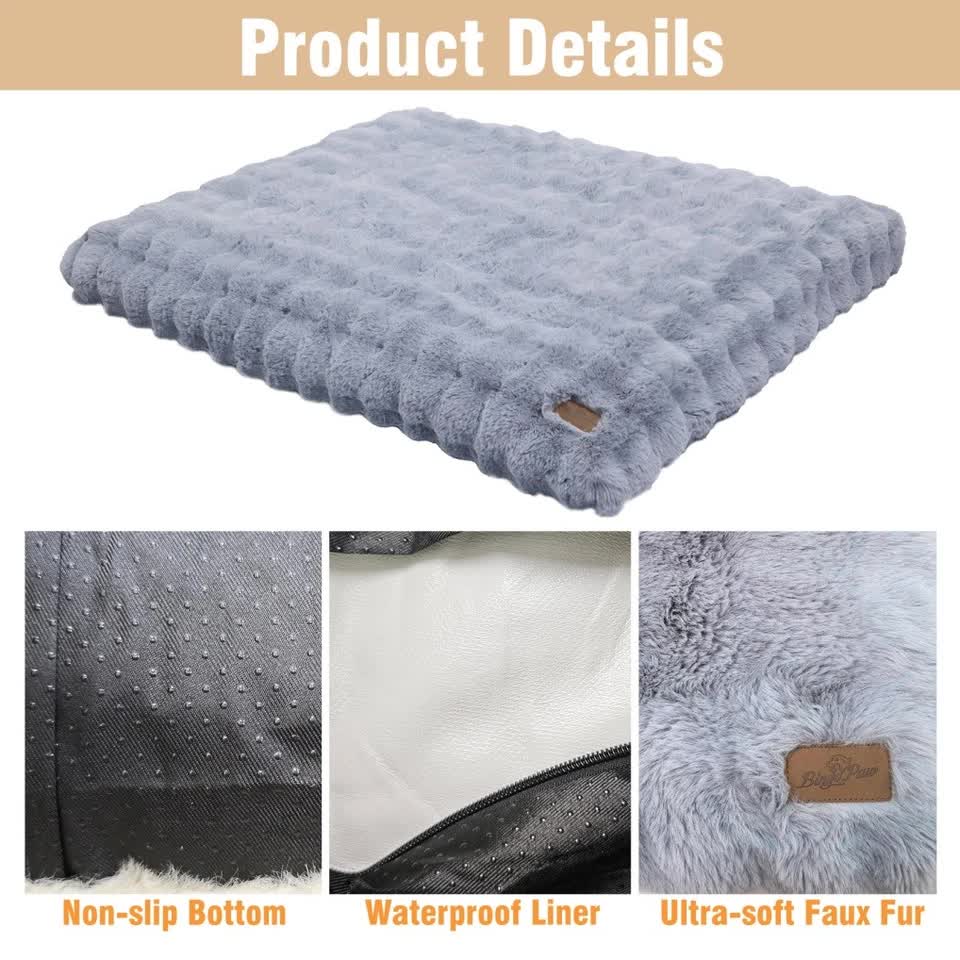 Comfortable Pet Bed with Removable Cover and Anti Skid Base(Medium)
