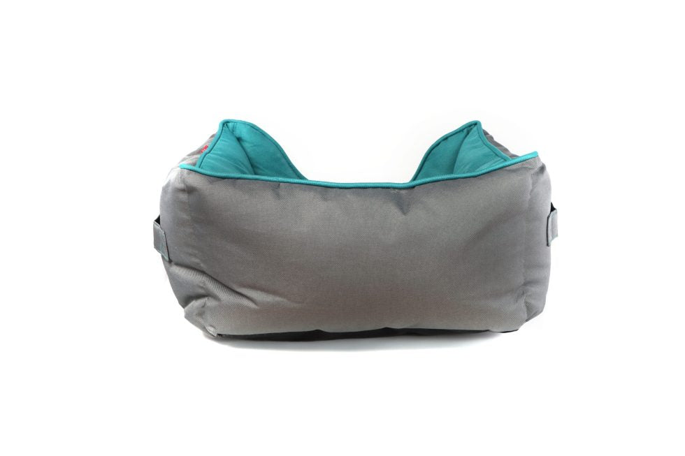 GiGwi Premium Dog Bolster Bed Green/Grey
