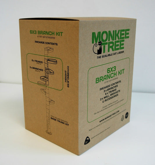 Monkee Tree - The Scalable Cat Climbing Ladder - 3 Branch Kit